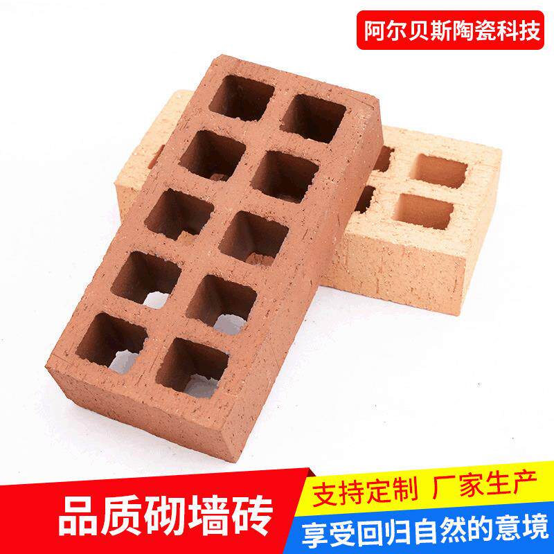 陶土砖压耐腐陶外墙砖土烧结小区684别墅多孔砌抗墙砖轻质建筑外