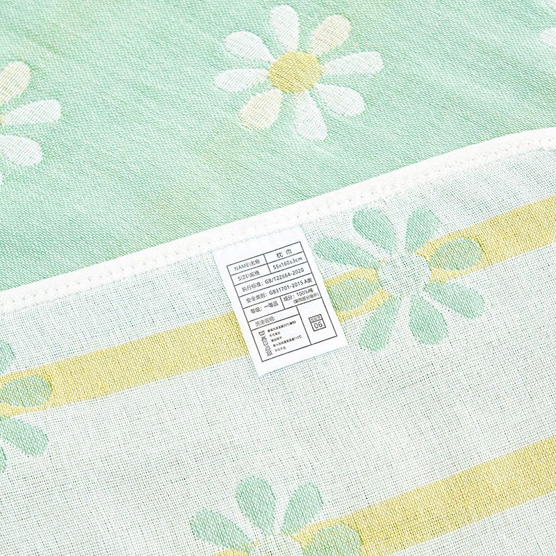 纯棉纱布长枕巾加长长款全棉棉u纱枕头巾2025新款枕垫垫巾1.5米1.