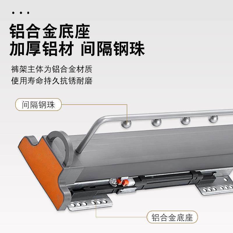 衣柜挂顶装挂衣杆抽拉式可Y-01缩纵竖向横杆架衣橱伸衣帽间衣五金
