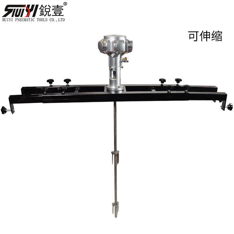 锐壹IBC横式油气动搅拌机化工搅拌涂漆料混合器大IBC吨桶功率吨桶