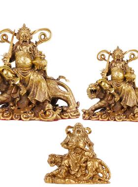 杨铜铜赵公明财铜虎财神记立虎财0117神武神铜器