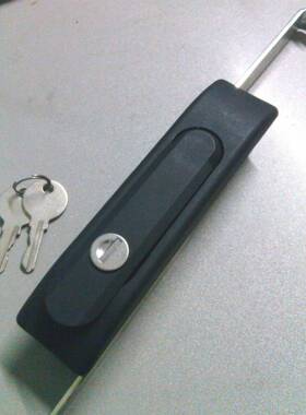 面机柜连杆锁M杆S86锁5平面MS865摇把天地网络机柜锁服务器连门平