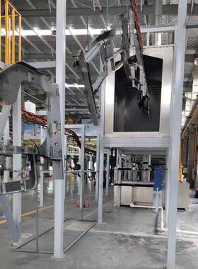 前理通过淋OUX流线线喷淋式洗设备喷自粉流水喷设备动