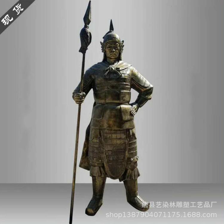 艺染林供应金属工艺品铸铜雕塑铜雕古代人物雕塑摆件商业美陈