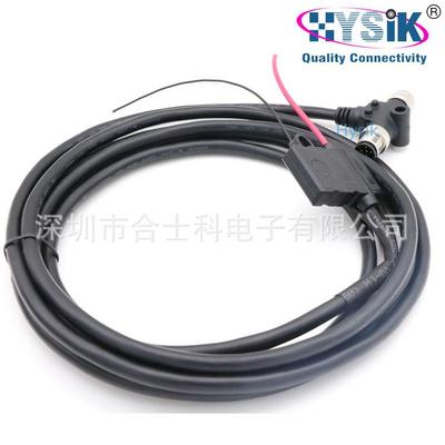 NMEA2000T型电源线A编码5芯防水连接器航空插头