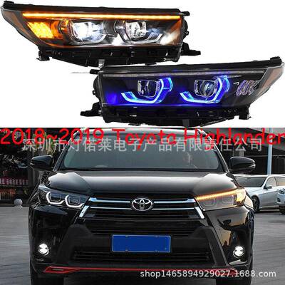 2018~2019汉兰达大灯全LED；汉兰达前照灯，highlander
