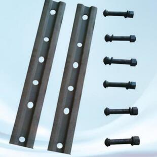 铁路钢轨连接紧固重型鱼尾板防松抗震不断裂