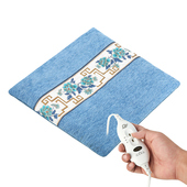 艾绒电加热坐垫办公室椅垫靠背暖身毯电暖发热座垫电热靠枕可拆洗