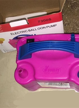 新款73005电动打气筒多功能充气泵吹气球机器双孔气球打气机