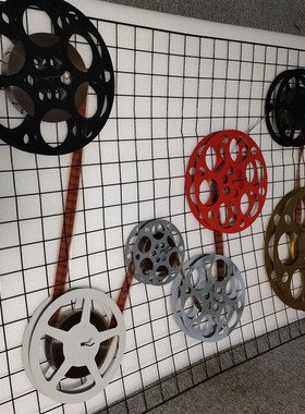 复古怀旧老电影胶片35毫米35mm胶片胶卷电影片夹创意道具摆件套装