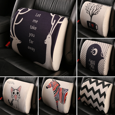 汽车驾驶座腰靠护腰司机开车坐垫腰垫靠背垫舒适座位靠垫头枕腰枕