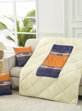 欧典梦娜保罗系列PLC244PL-C244002-波西米抱亚抱枕被薄枕被子一