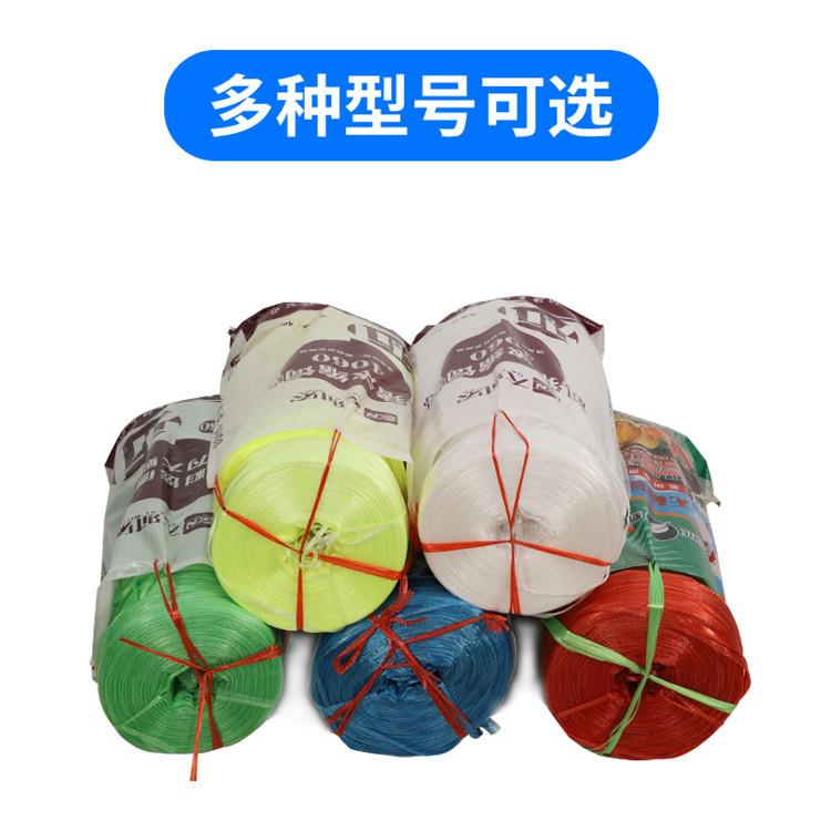 家红绿蓝黄白气捆扎泡绳打381捆塑料绳尼龙绳打草包捆厂绑扎带丙