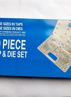 公制丝锥牙4套0件丝$*&$*&lo锥板牙组套丝攻套装40板件套丝牙锥板