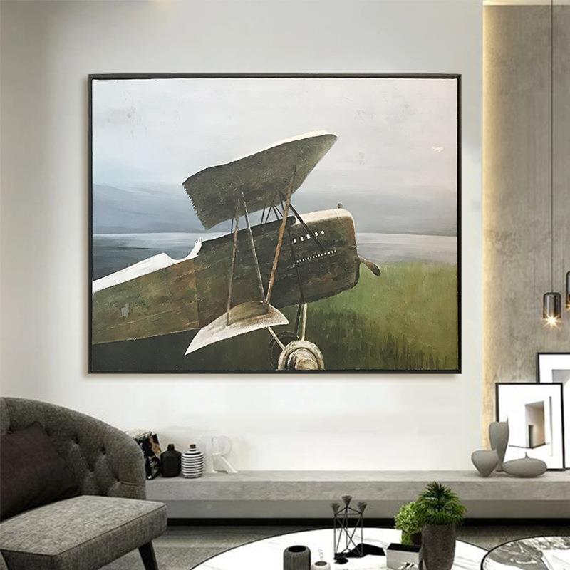 室怀旧复古NOAH-453装饰画大大芬手画工油客厅卧玄关挂画别墅幅壁