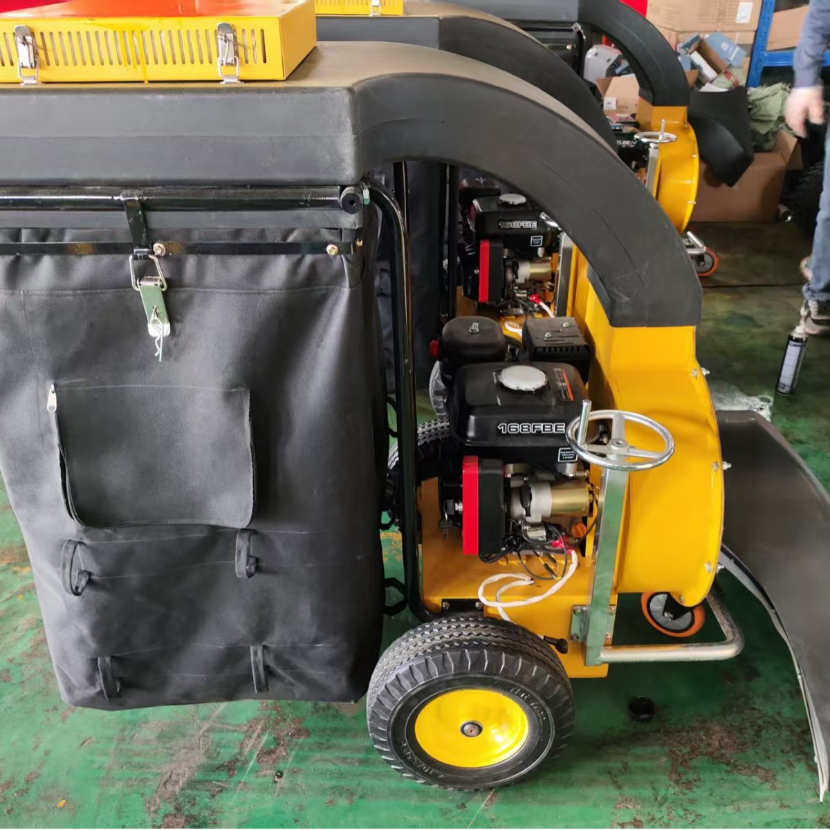 树叶收集器 吸树叶机手推路边角落吸叶车 园林绿化环卫落叶收集车