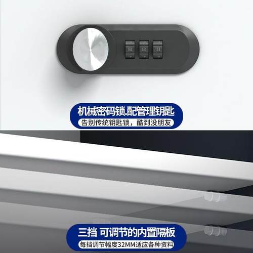 公办柜室木质文件资料TAK柜带锁柜子花槽办公柜桌边柜隔断矮柜储