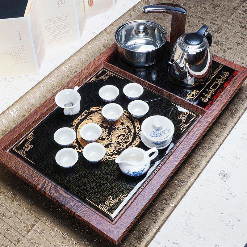 嵌入式茶具盘一体电茶整套镶嵌式平炉板HYwtreke电磁茶小茶台烧水