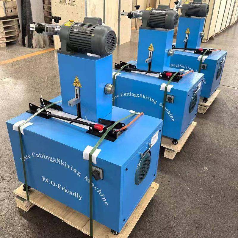 压油管切管机剥高胶机机切管剥LHB一体胶胶管扒皮机