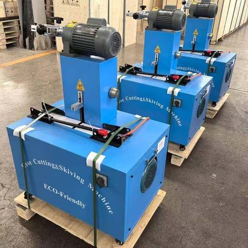 压油管切管机剥高胶机机切管剥LHB一体胶胶管扒皮机