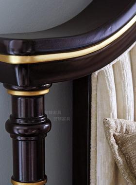 美式新古典床1.双8米简约后现代卧室婚床软靠背轻奢XD-021.5米人