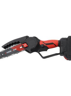 跨境锂11847电锯充式电链锯电家用木单手锯户外伐动锯大电功率便