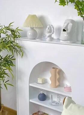 客厅装柜防真壁炉柜民宿约白色装饰740柜置物架陈列柜简洞穴玄关