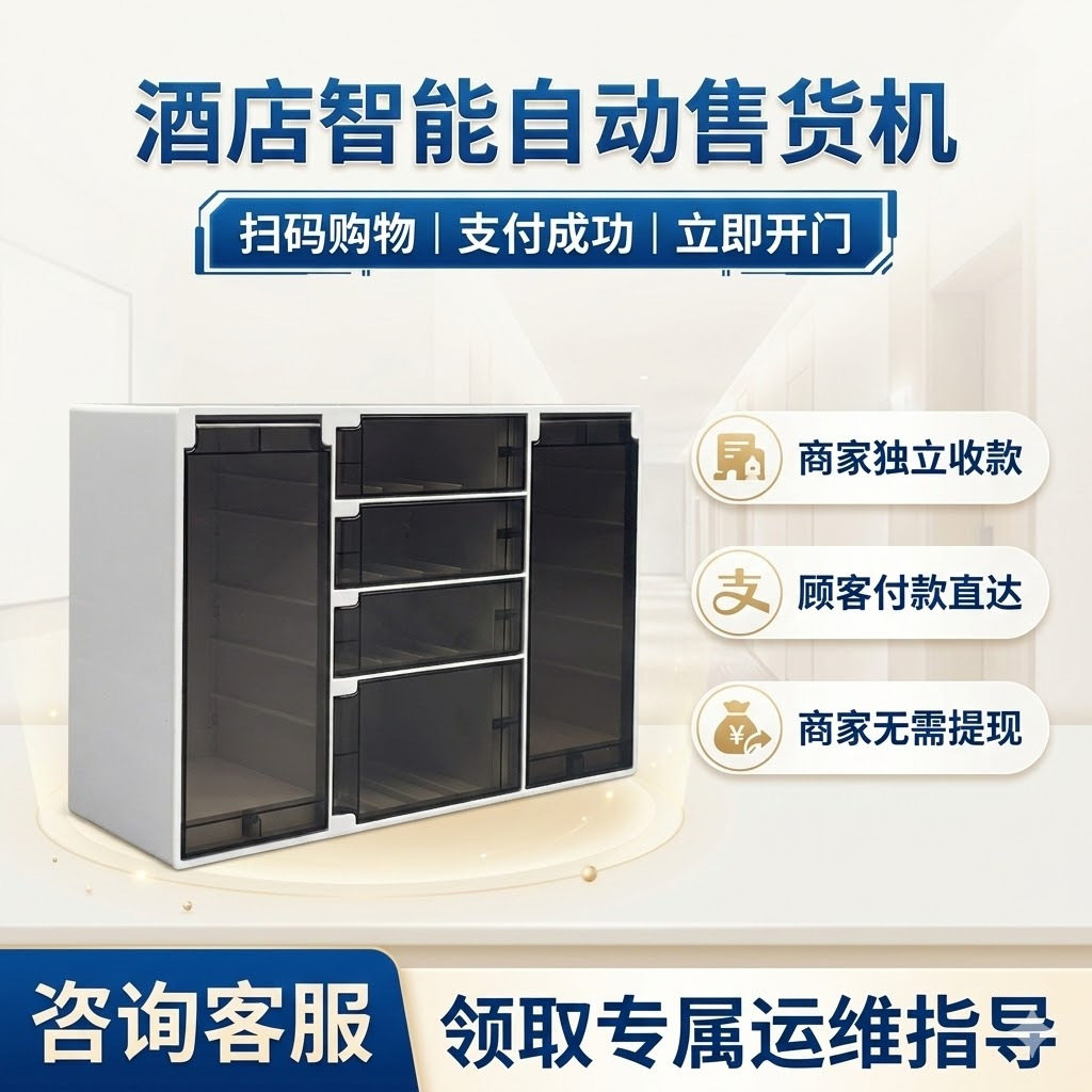 连锁酒店售货机自助无人小型自动售卖格子柜智能全自动迷你