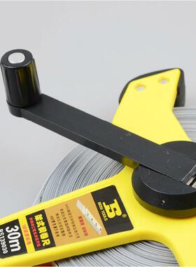 BZI波工具1级精斯度架式钢卷手尺摇手提式钢尺卷工程地测量