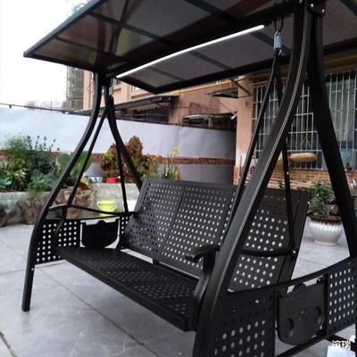 户外秋藤院千摇椅台别墅露阳台吊椅防腐木编铁艺摇篮庭321秋千床室内