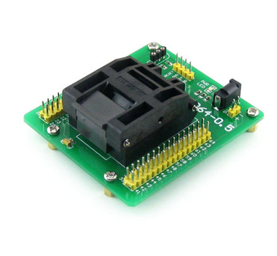 STM8-QFP64-0.5 微雪STM8专用编程座 烧写座 QFP64 0.5mm原装座子