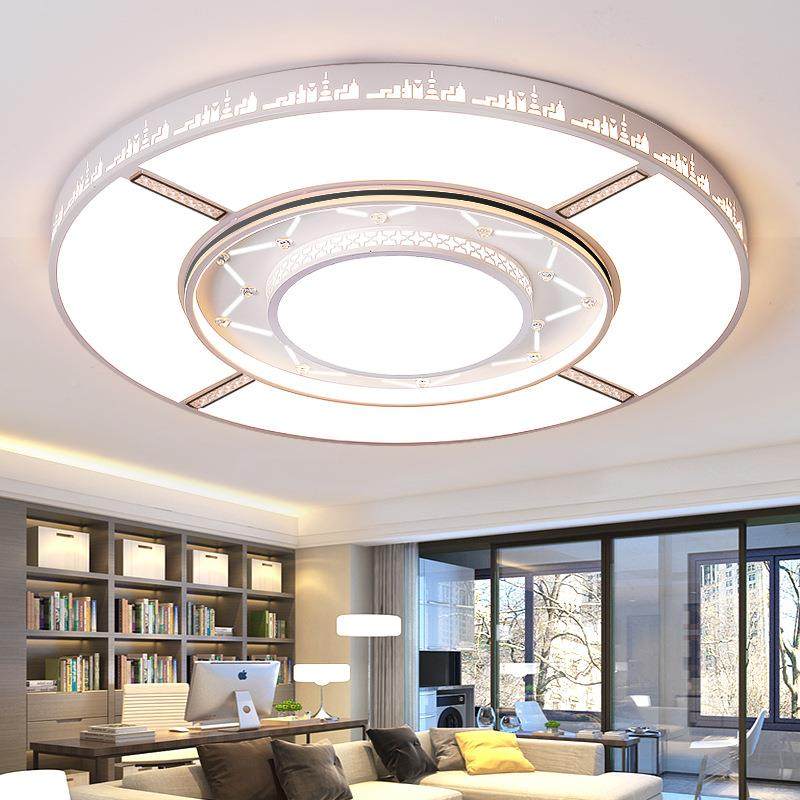 25800客025年新款现代简约气大灯圆形大大圆灯吸顶灯led大厅厅主,家装灯饰光源,客厅吸顶灯,淘宝优惠券,粉丝福利购,淘宝优惠卷