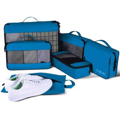 件现货多功能折叠防旅行整理收纳袋JPK衣服大容6量打包水袋纯色套