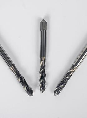 加用合金螺旋攻丝29107锥公制螺纹螺旋丝四方尖头长柄机硬质合金