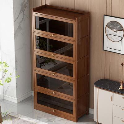 柜落地简书易办储书架客厅置物架家用靠墙收纳柜卧61108室柜子物