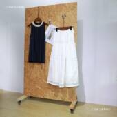 欧松板屏风板可852移动支架架式 背景板播展直示落地式 展木质金属