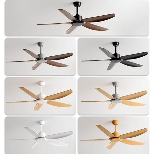 工业餐厅客厅855家用吊顶风商用无灯电风扇频56变扇寸大风力复古