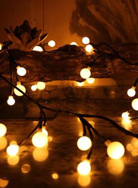 热新品条黑树枝灯FMT串室内销外暖光装饰藤造型灯低压24V线圆球串