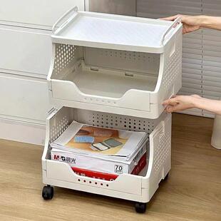 工位桌下移XRT办动打印机物架办公桌下落地收纳架可子公置室好物