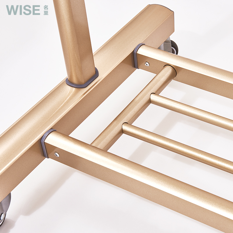 落地晾衣架室内挂衣服架晒t衣架家用简易单杆式挂衣架卧室飘窗衣