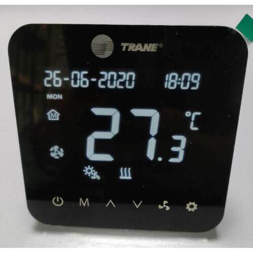 尾尾Tm87空调水循环系统触控温控器空调地暖二合一联动