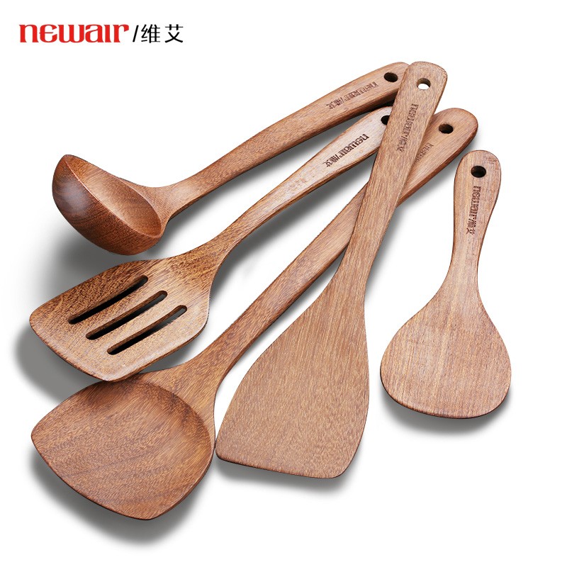 鸡翅木锅铲家用不粘锅专用木质厨具木勺耐高温的木头炒菜铲子木铲