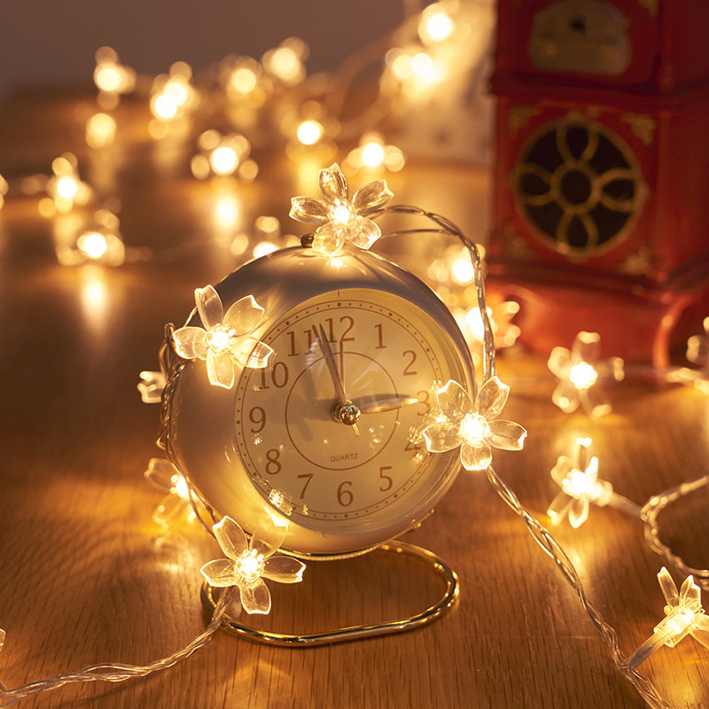 LED星星灯氛围灯饰房间生日布置卧室圣诞装饰彩灯闪灯串灯满天星