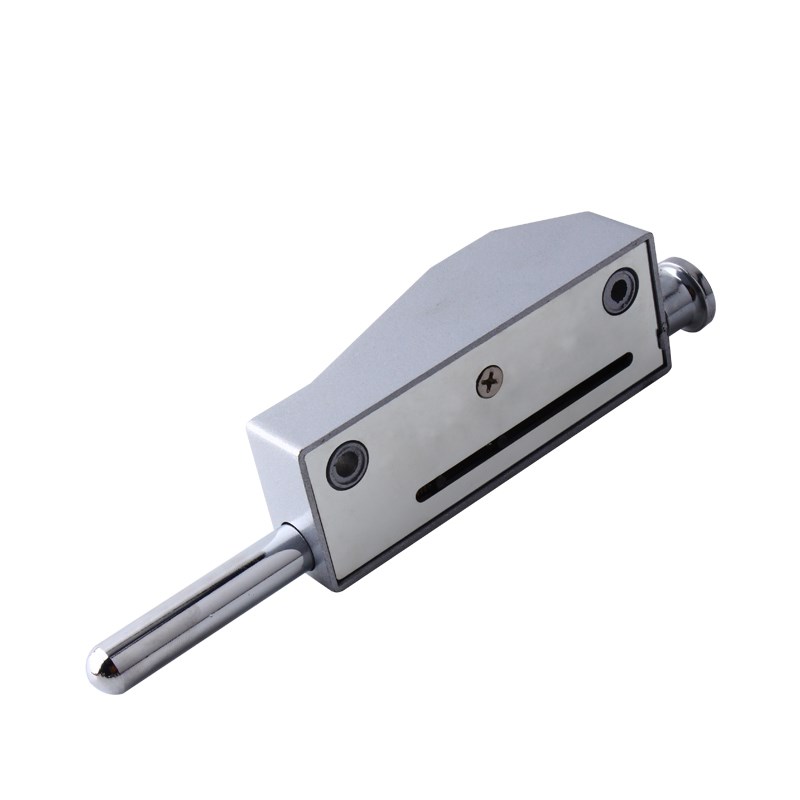 旋转门插销弹簧插销锁有框玻璃门锁旋转门锁明装移门落地锁落地插