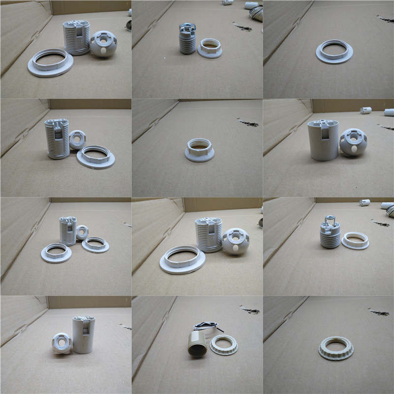 E14/E27灯头吊灯台灯落地灯壁灯灯头展柜灯座婚庆跑马灯灯口螺口