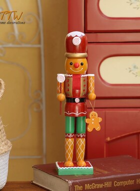 北欧创意胡桃夹子木偶厨师系列摆件家居装饰礼物