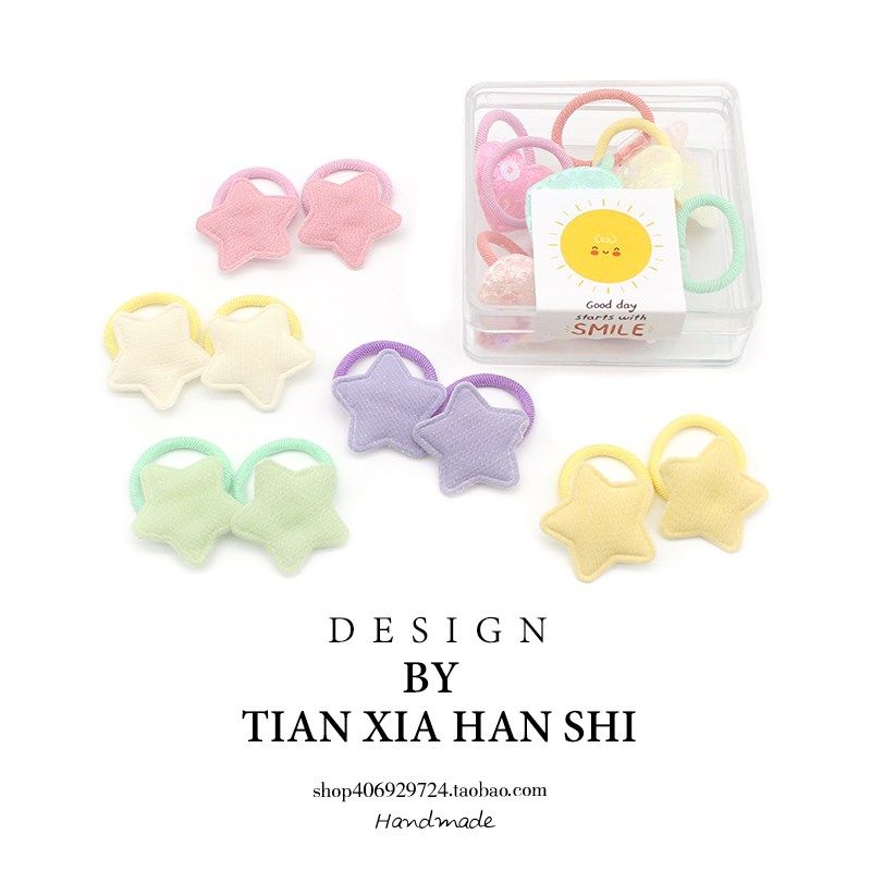 韩国婴幼儿亮片花朵五角星爱心拇指圈宝宝迷你小皮筋扎啾啾可爱女,童装/婴儿装/亲子装,发饰,淘宝优惠券,粉丝福利购,淘宝优惠卷
