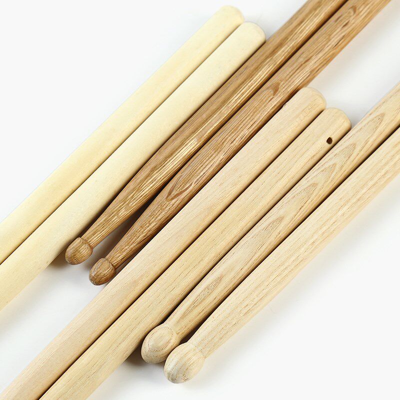 Wolfking军鼓鼓棒腰鼓鼓棒扁鼓棒优质抛光长26cm鼓棒好腰鼓棒