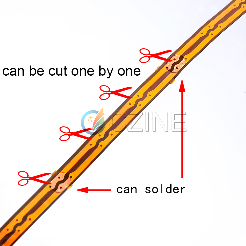 沙盘模型USB玩具可裁电池3V5V12V超窄超细2.5mm软灯条led贴片灯带