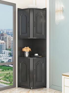 卧9U角柜置物架客EQJ厅墙角转储物柜三角形柜室角落边角置物柜衣